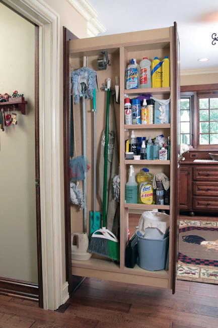 cabinet for broom